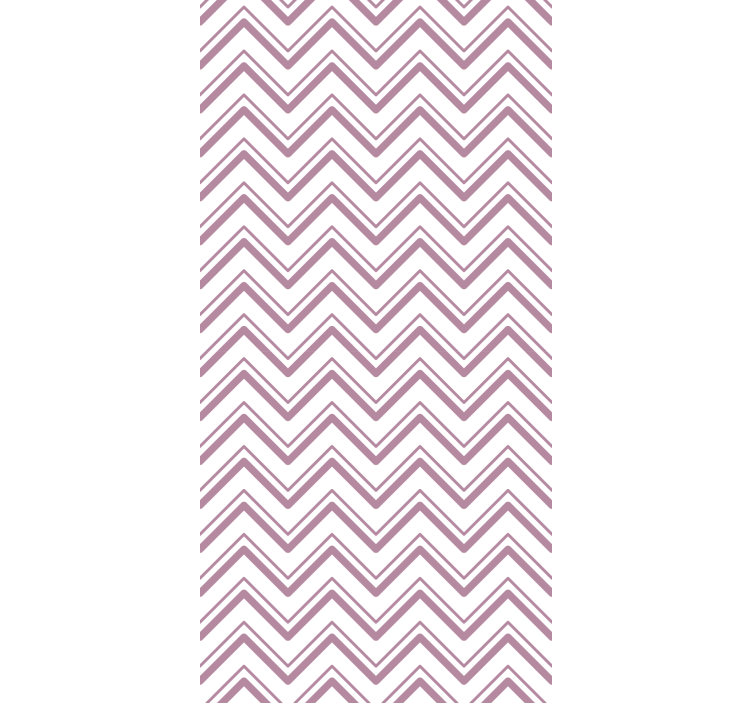 Papier peint formes géométriques zigzag chevron - TenStickers