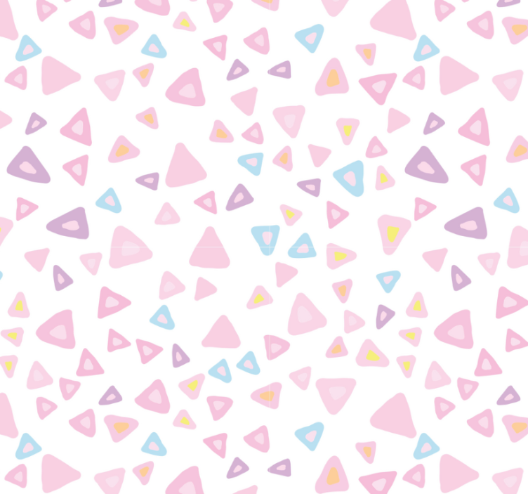 Papier peint carreaux de ciment motif pastel kawaii - TenStickers