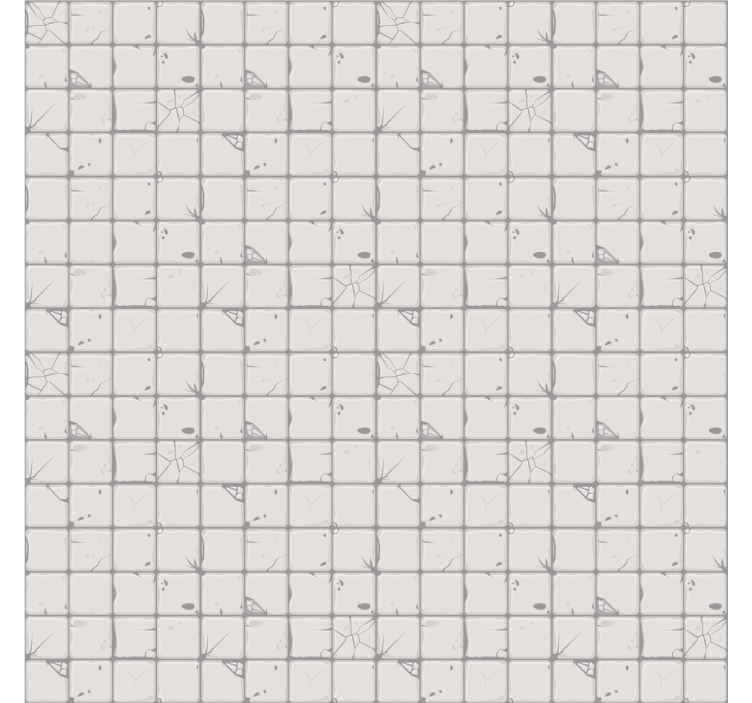 Papier peint carreaux de ciment gris clair vieilli - TenStickers