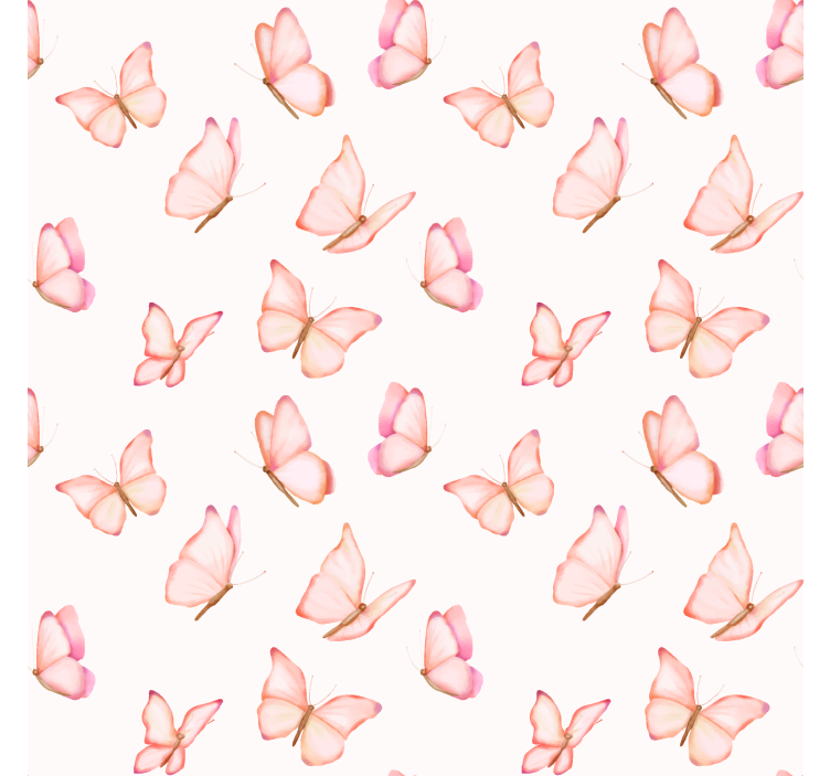 Papier peint chambre enfant motif rose - TenStickers