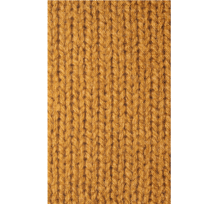 Papier peint salon imitation fibre naturelle orange - TenStickers