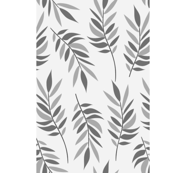 Papier peint salon motif feuilles élégant - TenStickers