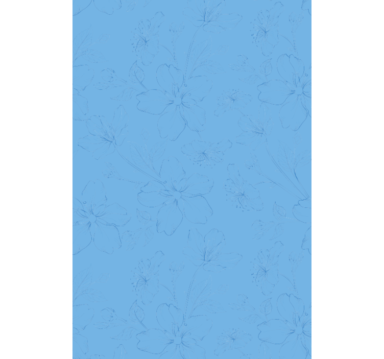 Papier peint salon surface inspirée de la botanique - TenStickers