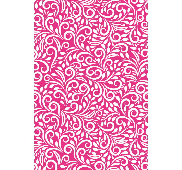 Papier peint salon motif floral en spirale - TenStickers