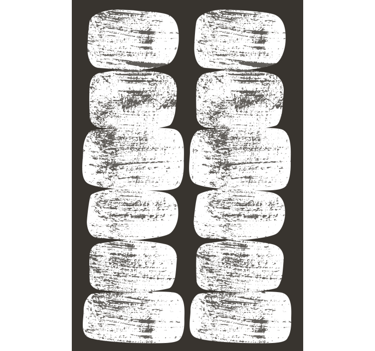 Papier peint moderne formes géométriques vintage - TenStickers