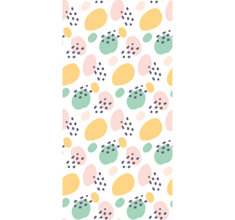 Papier peint chambre ado formes abstraites pastel - TenStickers