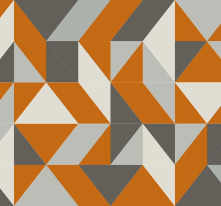 Papier peint salon motif triangles angulaires - TenStickers