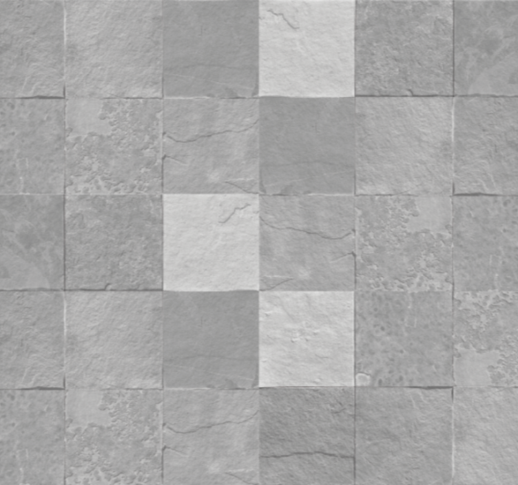 Papier peint salle de bain carrelage marbré - TenStickers