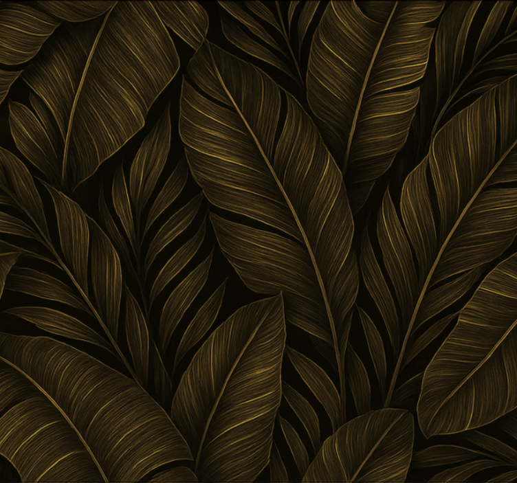 Papier peint salon accents dorés - TenStickers