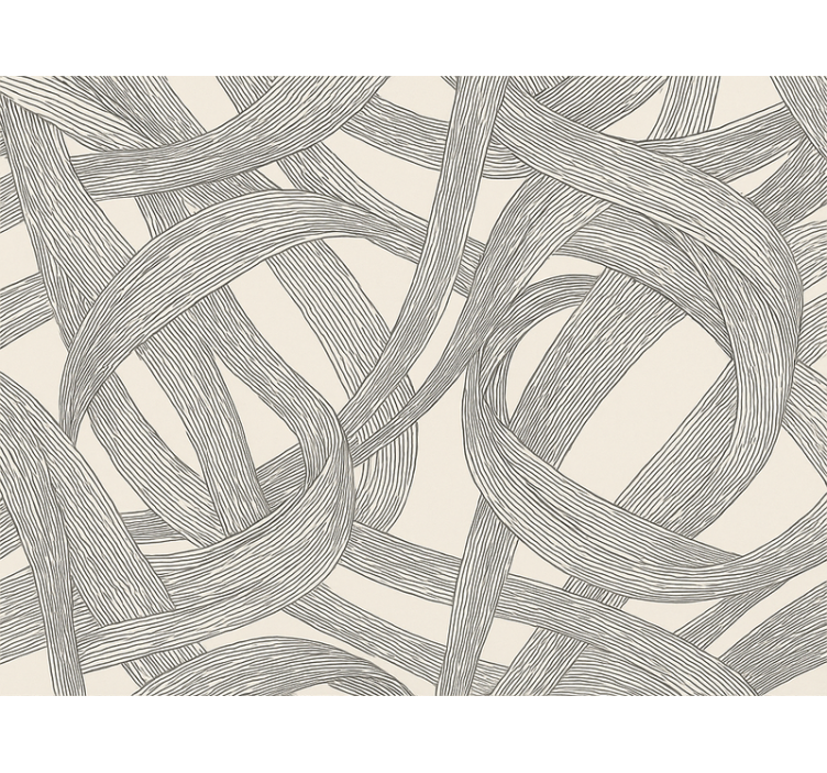 Papier peint salon murales abstraites modernes - TenStickers