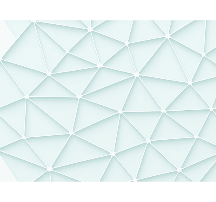 Papier peint salon design triangle abstrait - TenStickers