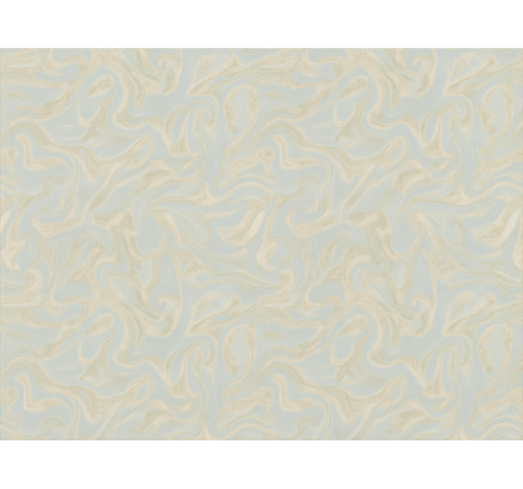 Papier peint salon motif bleu brumeux - TenStickers