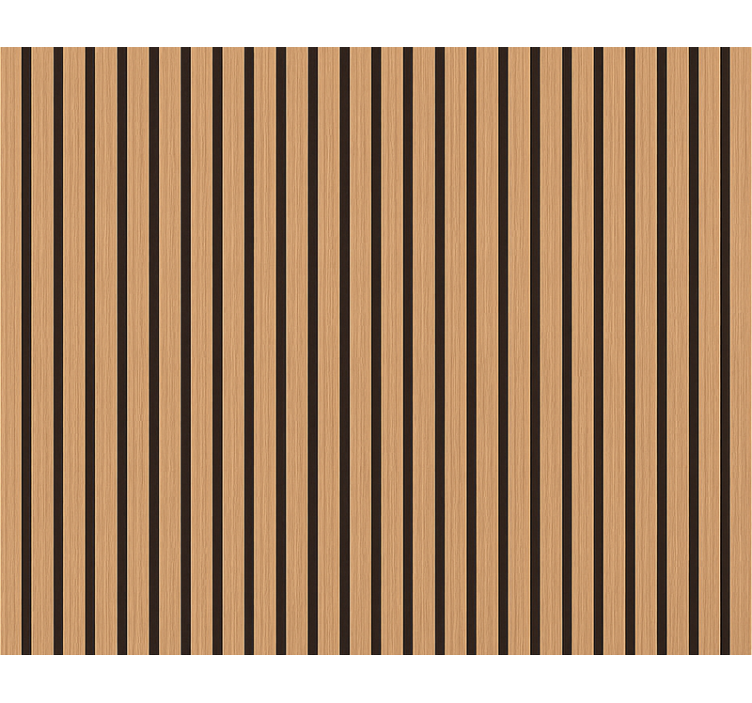 Papier peint salon effet bois noir et marron - TenStickers