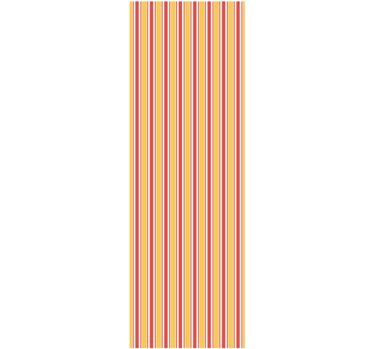 Papier peint chambre design rayé horizontal tons chauds - TenStickers