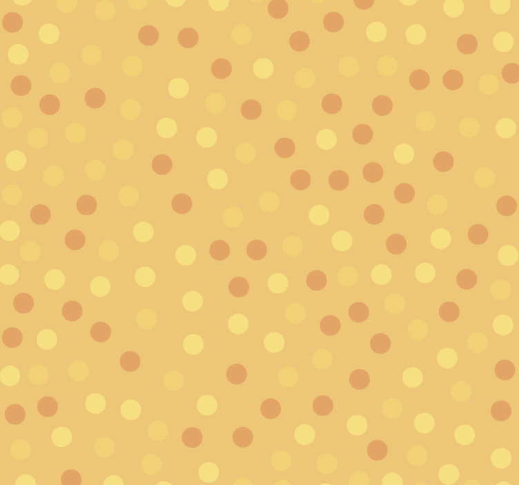 Papier peint Cercles oranges et jaunes - TenStickers