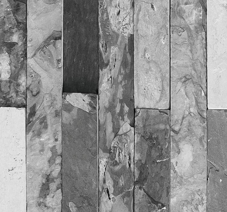 Papier peint brique moderne en pierre - TenStickers