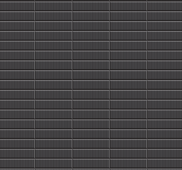 Papier peint effet 3D carreaux noirs - TenStickers