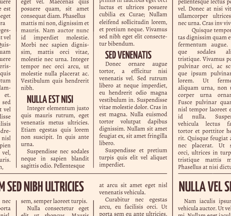 Papier peint design journal vintage - TenStickers