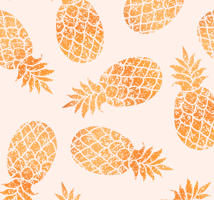 Papier peint cuisine motif de fruits tropicaux - TenStickers