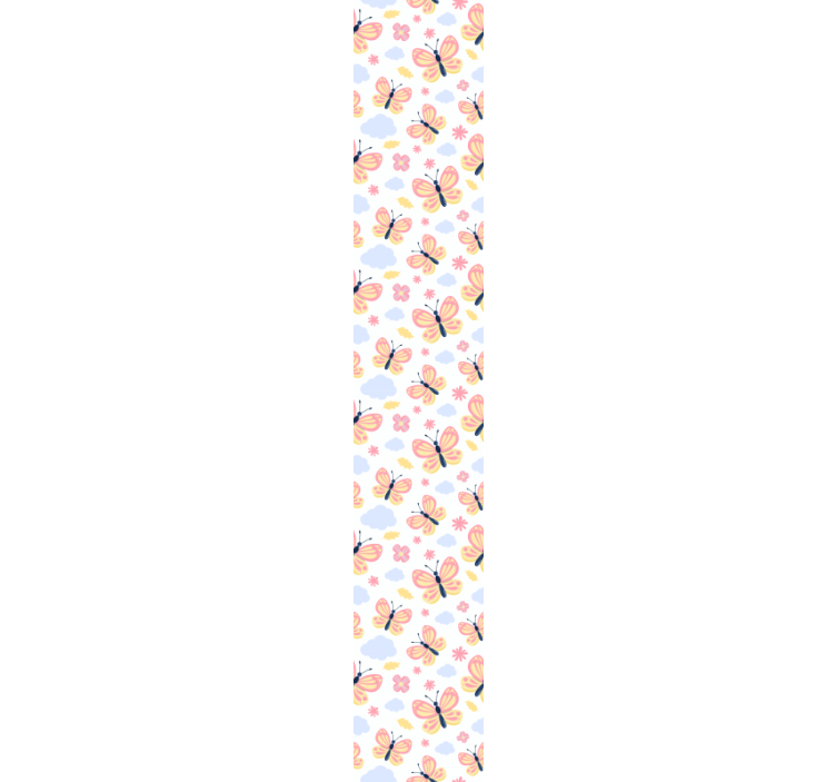 Papier peint motif papillon modèles de nuages de papillons - TenStickers