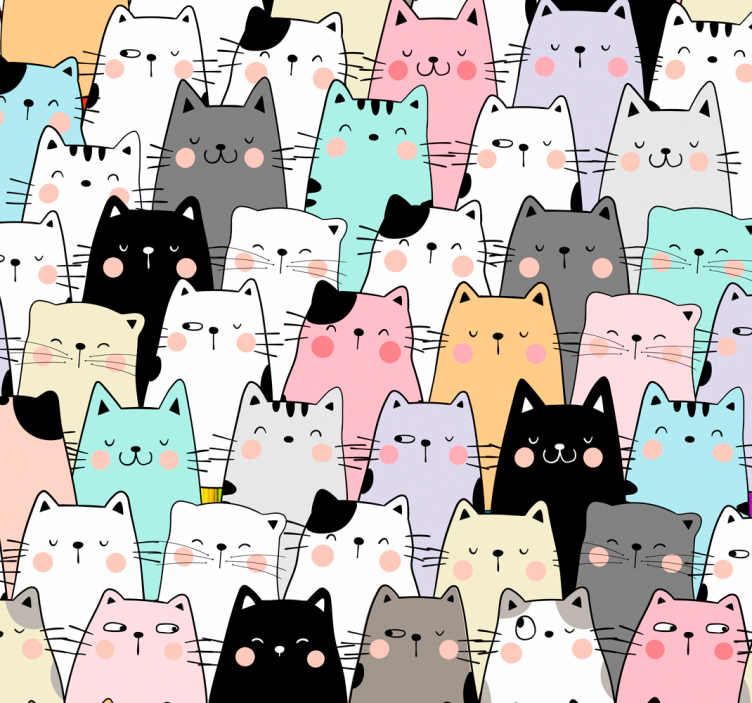 Papier peint animaux Chats - TenStickers