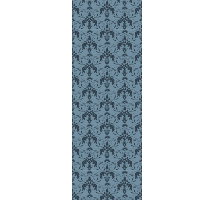 Papier peint moderne Formes fleuries - TenStickers