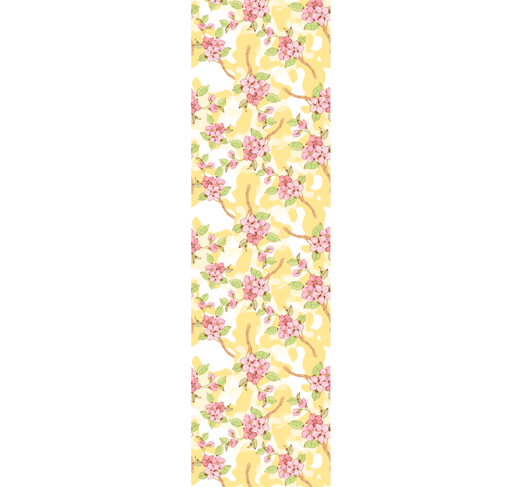Papier peint floral cascade florale - TenStickers