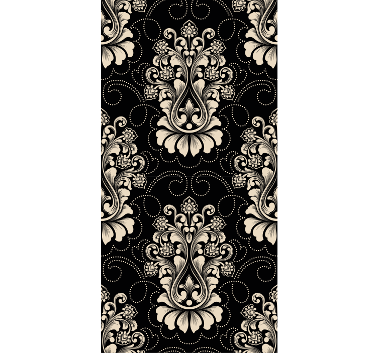 Papier peint baroque volutes baroques - TenStickers