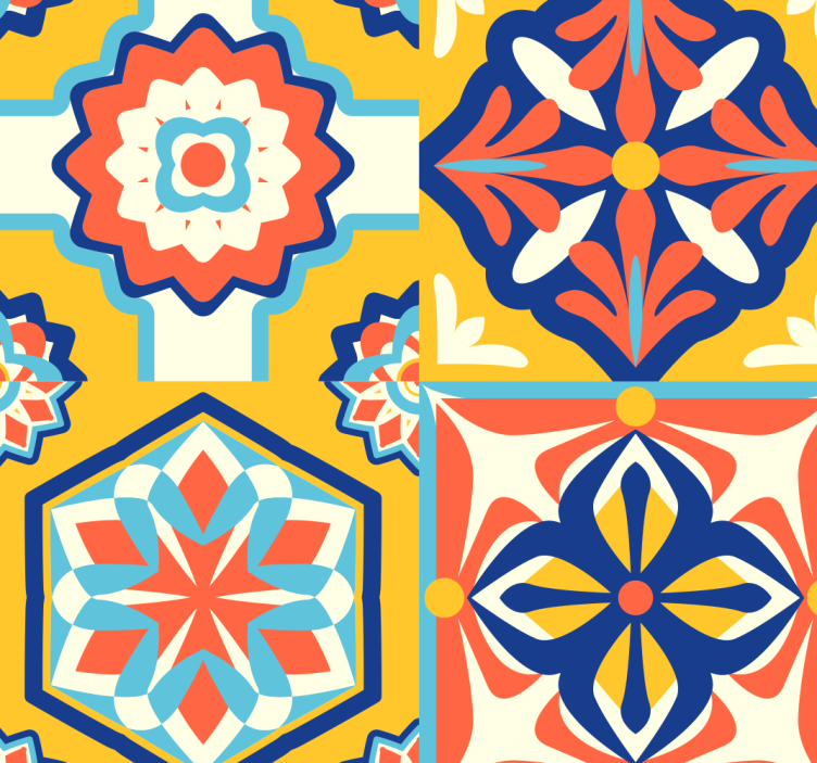 Gamme de papier peint ornemental de variété - TenStickers