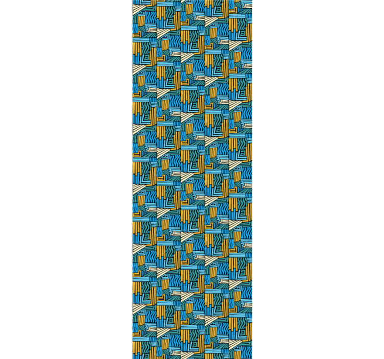 Papier peint formes géometriques entrelacement géométrique - TenStickers