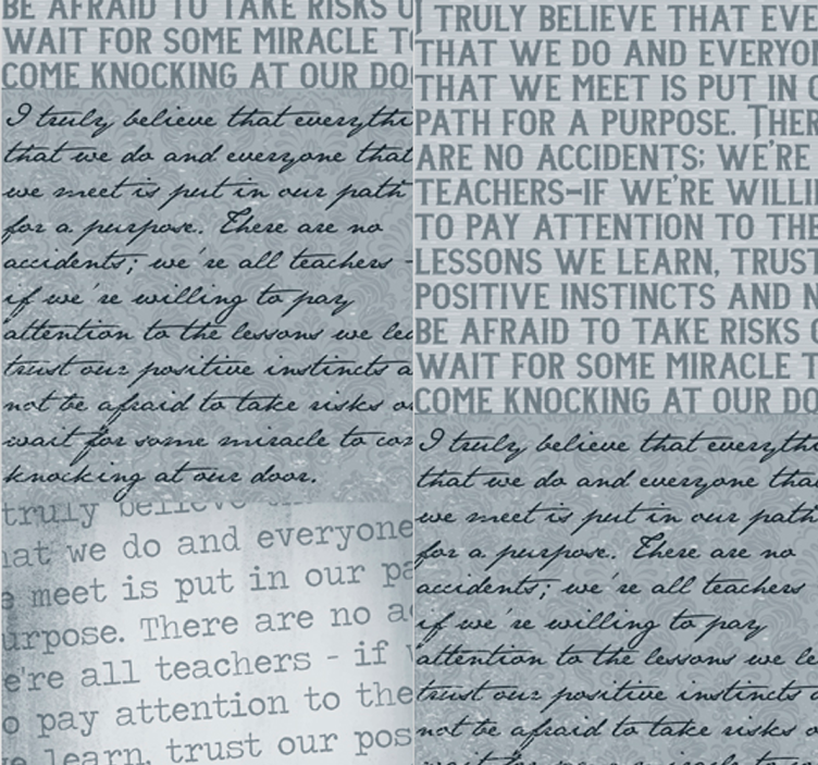 Quelque chose à penser sur le papier peint - TenStickers