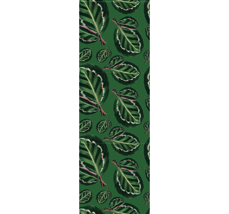Papier peint fleur Maranta verte - TenStickers