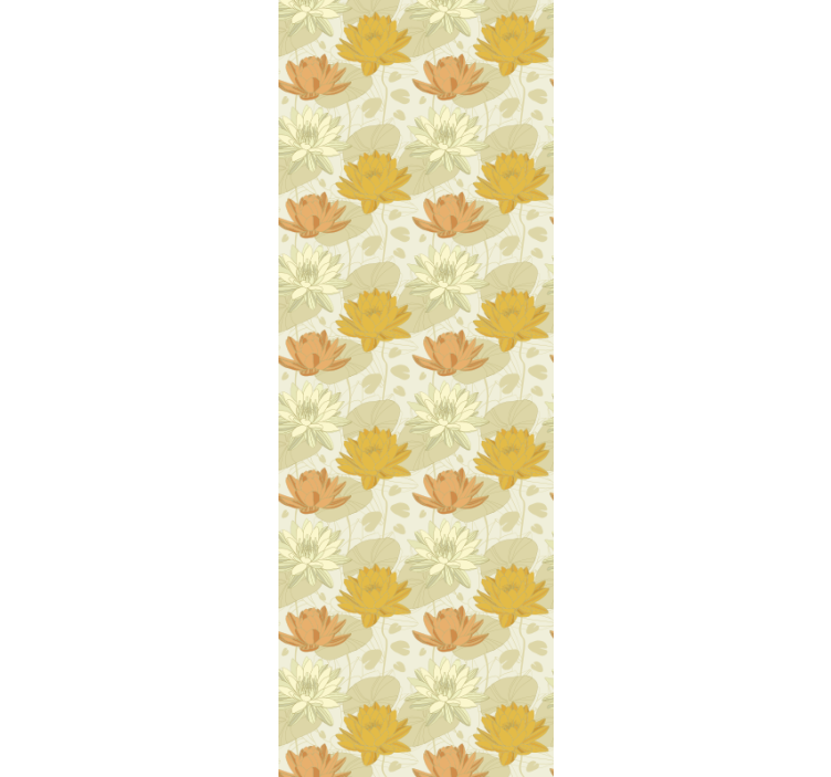 Papier peint floral modèle de composition florale - TenStickers