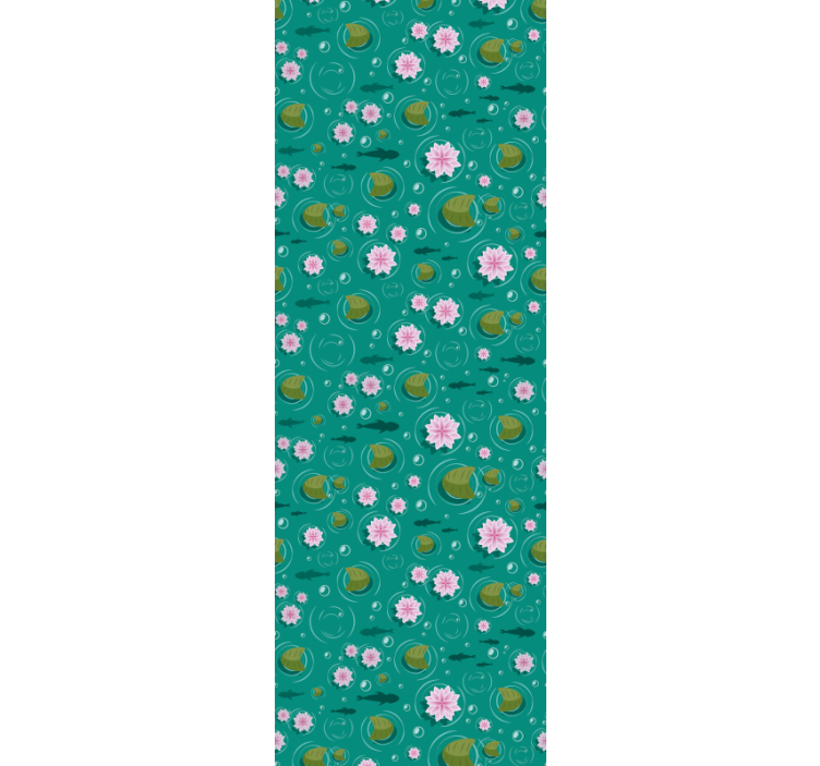 Papier peint nature fleurs aquatiques - TenStickers