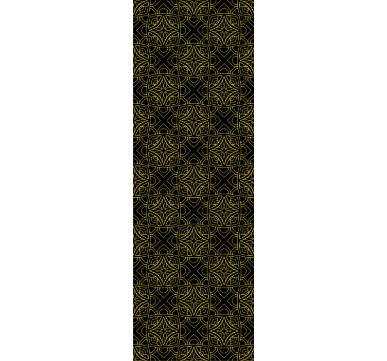 Papier peint triangle Indien géométrique - TenStickers