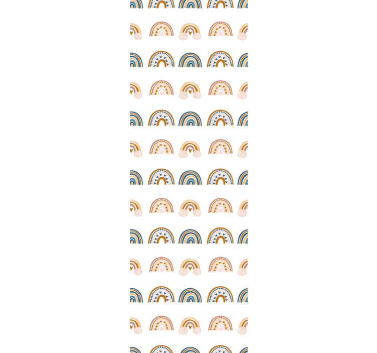 Papier peint motif arcs-en-ciel d'automne - TenStickers
