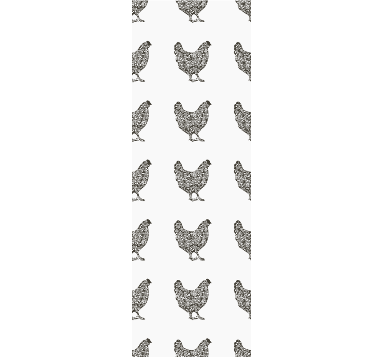 Papier peint animaux modèle de volaille - TenStickers