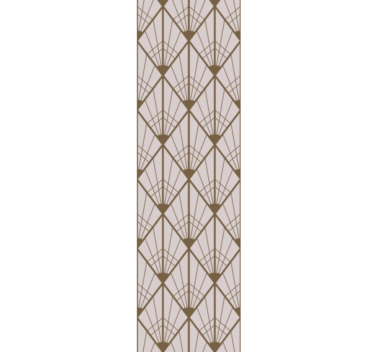 Papier peint formes géométriques design éventail - TenStickers