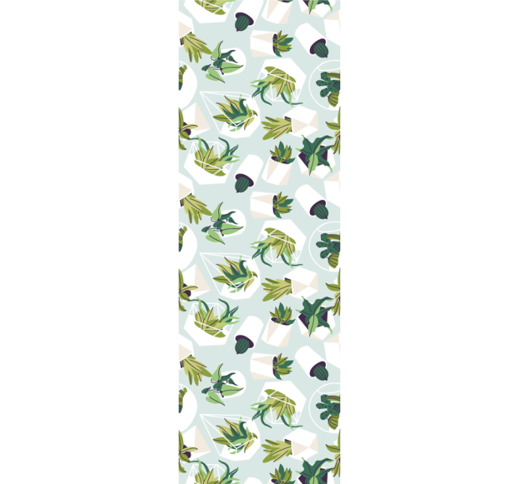 Papier peint feuillage motifs tropicaux - TenStickers