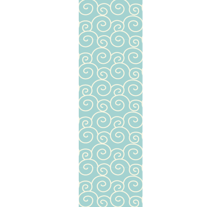 Papier peint ornemental spirales tourbillonnantes - TenStickers