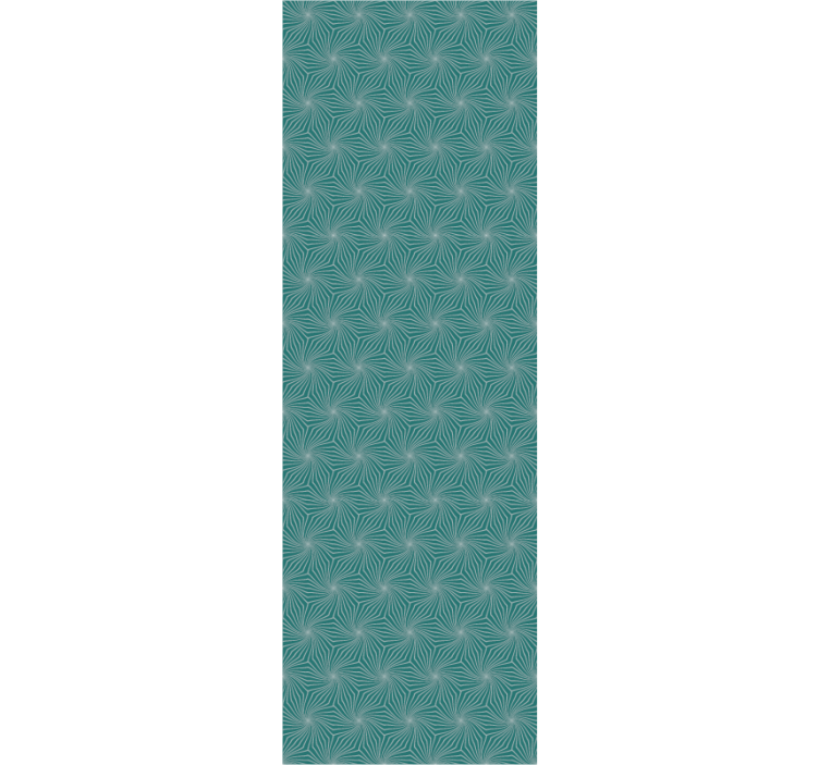 Papier peint fleuri  moderne vert - TenStickers