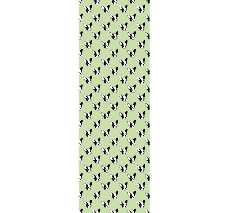 Papier peint chiens modèle de silhouette canine - TenStickers