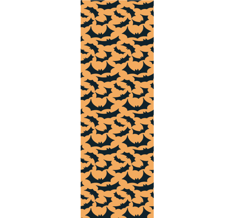 Papier peint halloween motif chauves-souris - TenStickers