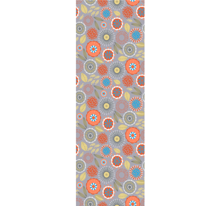 Papier peint floral explosion florale - TenStickers