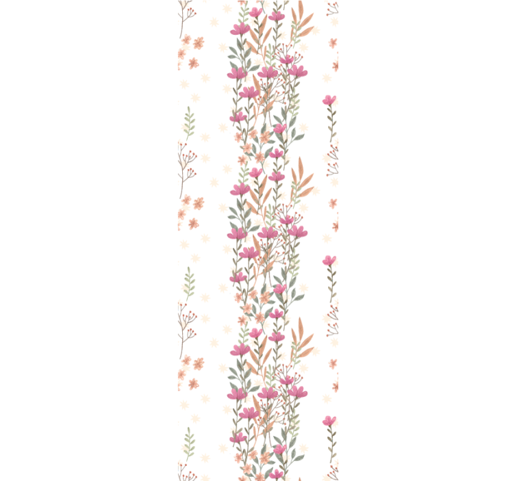 Papier peint fleur Grandes fleurs botaniques - TenStickers