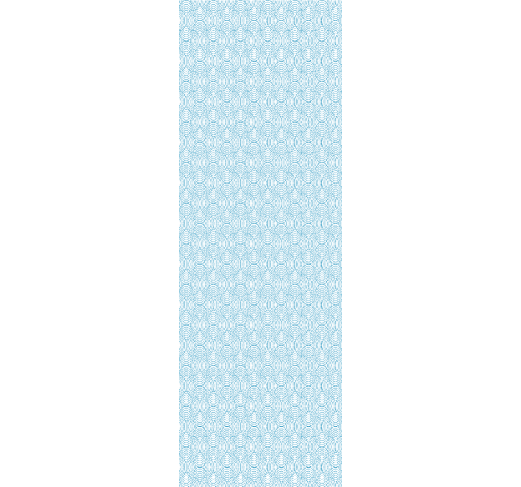 Papier peint formes géometriques motif de vagues - TenStickers