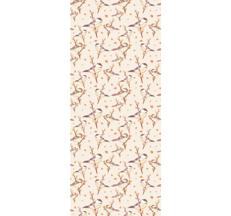 Papier peint floral motif de grâce florale - TenStickers