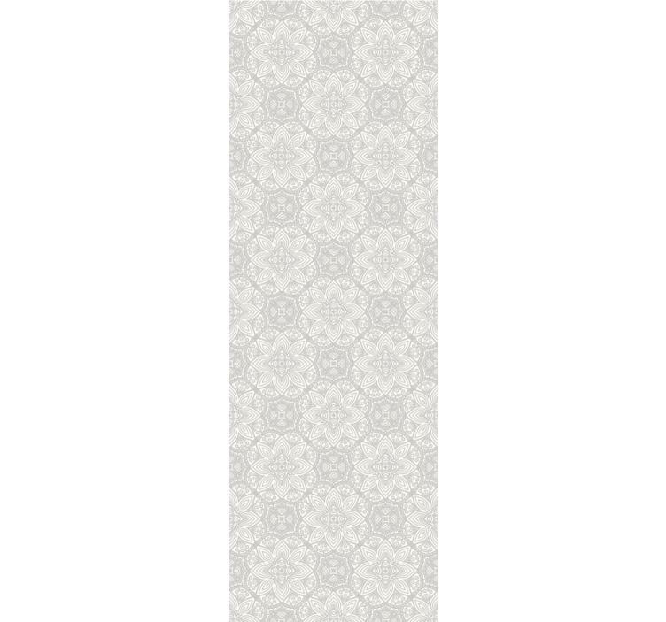 Papier peint ornemental fleurs complexes - TenStickers