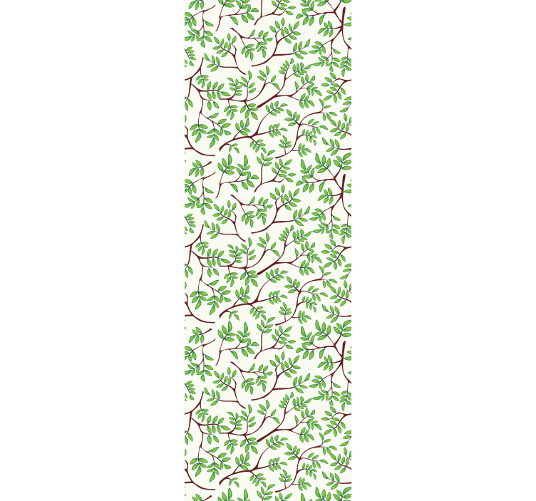 Papier peint feuillage branches botaniques - TenStickers