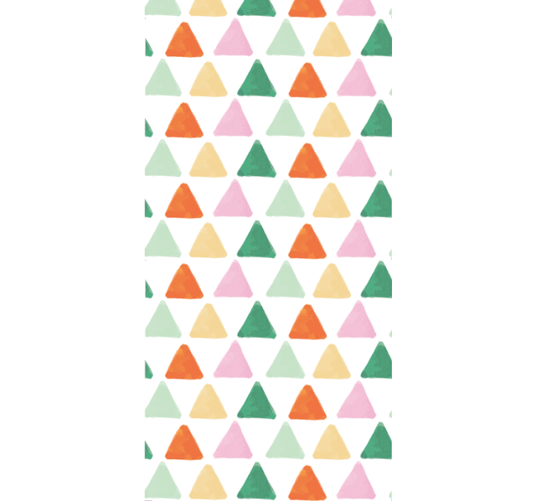 Papier peint formes géometriques motif triangulaire coloré - TenStickers